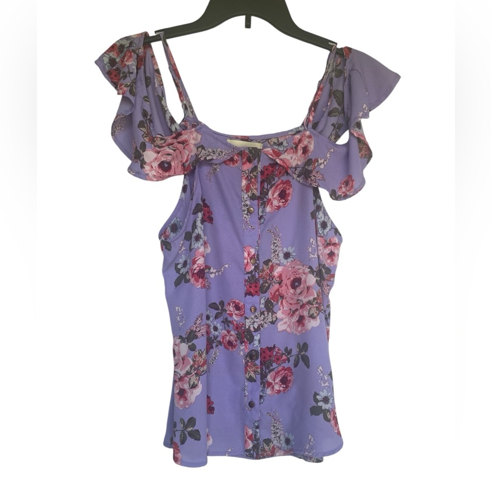 Wishful Park Purple and Pink Blouse for teenagers